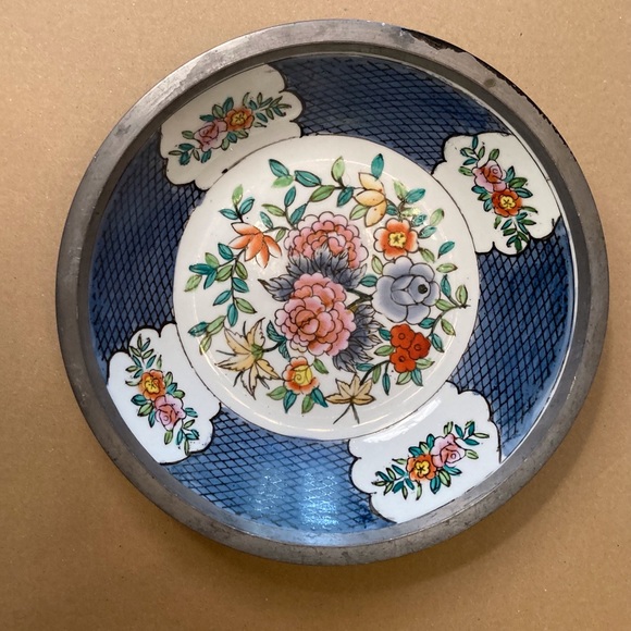 Other - Vintage, newish,cloisonné, pewter, bowl